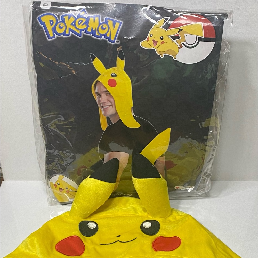Pokémon Pikachu hat and tail costume